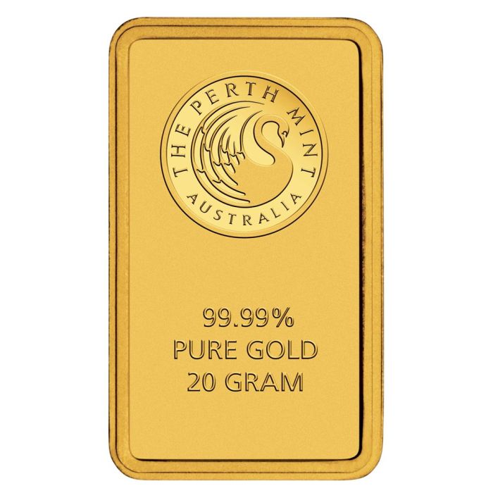 20 gram Perth Mint .9999 Gold Bar (In Assay) Captain’s Chest Bullion