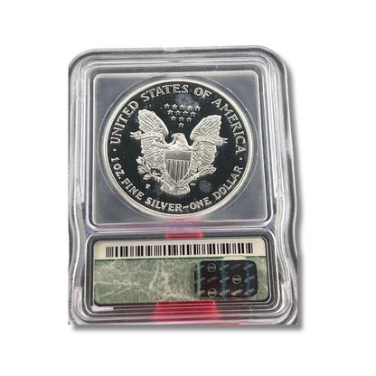 2000P Silver Eagle 1oz ICG PR70 Dcam .999 Silver Coin