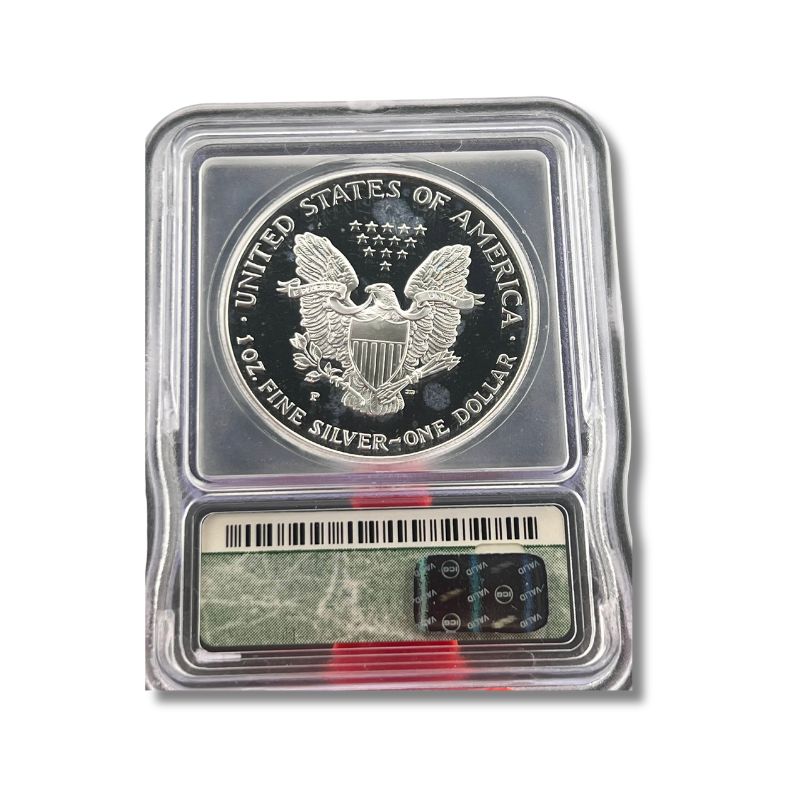 2000p- Silver Eagle- 1cgpr70 Dcam
