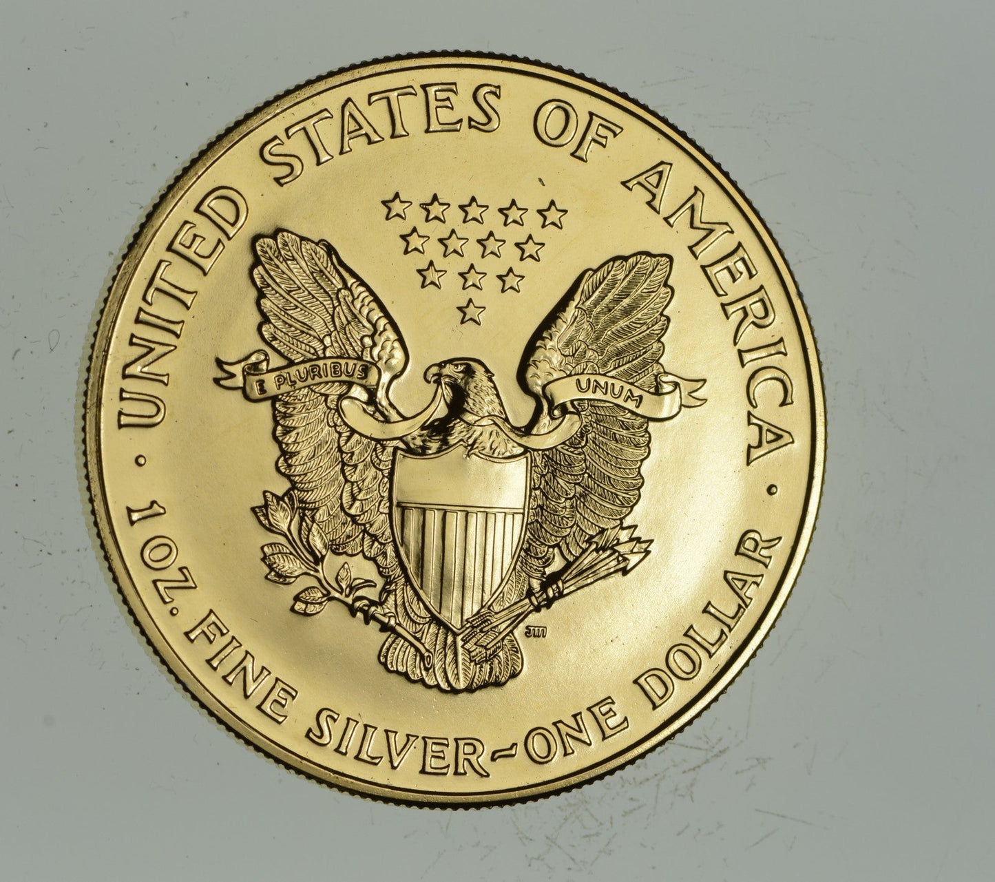 2005 American Silver Eagle w/ Gold Gilding Captain’s Chest Bullion