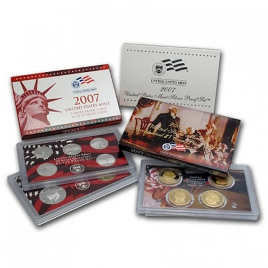 2007- United States Mint Silver Proof Set Captain’s Chest Bullion