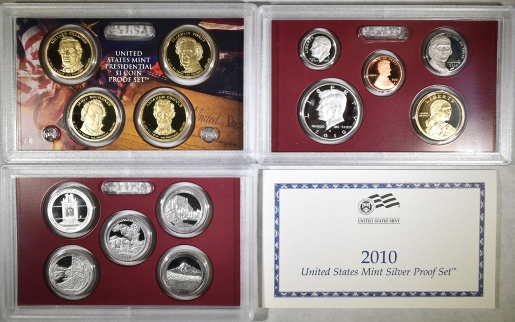 2010- United States Mint Silver Proof Set Captain’s Chest Bullion