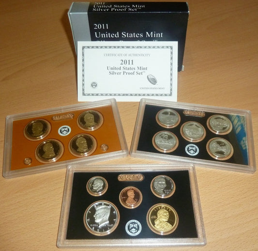 2011 United States Mint Silver Proof Set Captain’s Chest Bullion