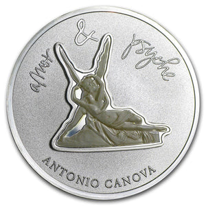 2012 Niue Proof Silver Divine Sculptures Amor & Psyche - Captain’s Chest Bullion