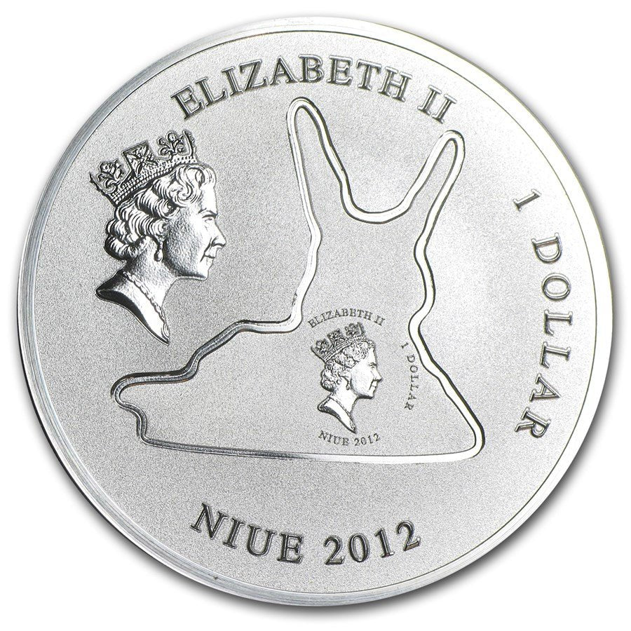 2012 Niue Proof Silver Divine Sculptures Amor & Psyche - Captain’s Chest Bullion