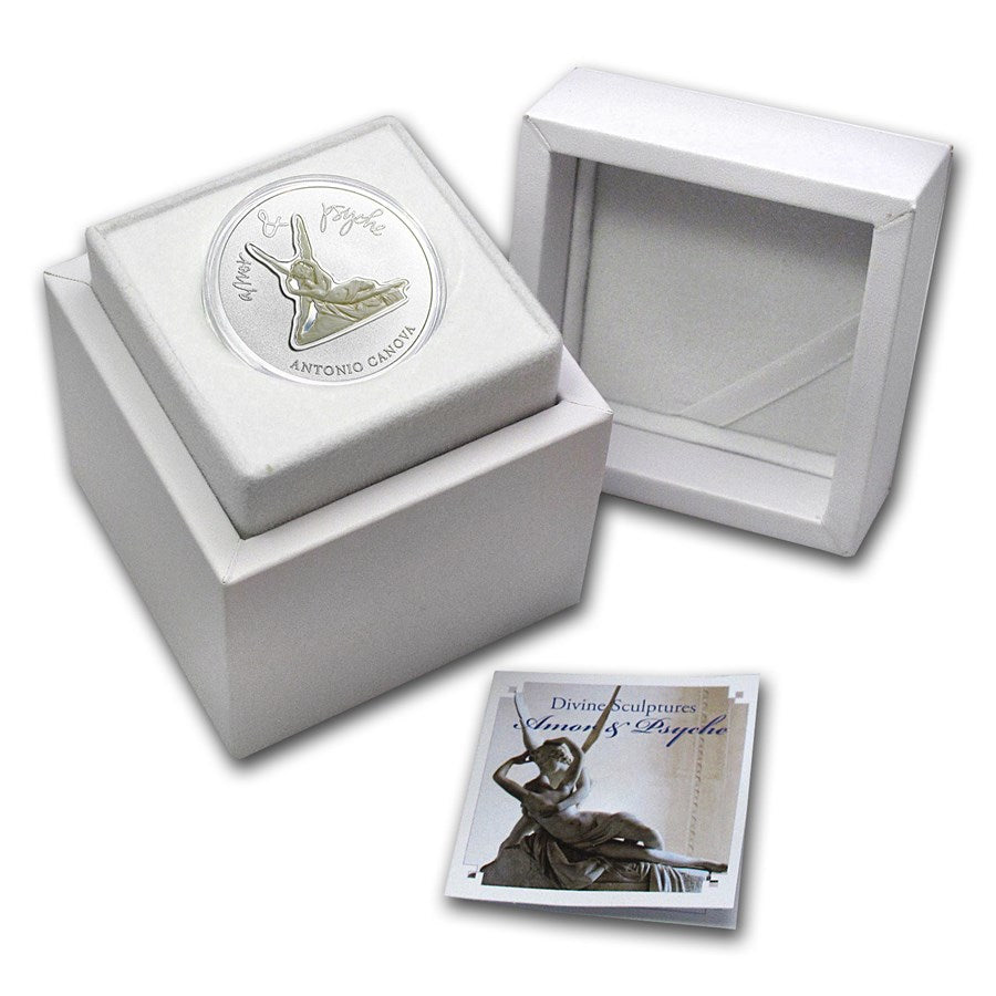 2012 Niue Proof Silver Divine Sculptures Amor & Psyche