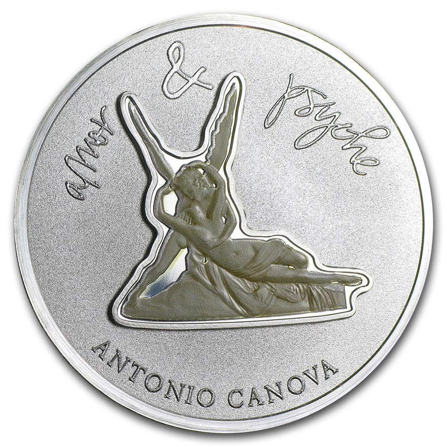 2012 Niue Proof Silver Divine Sculptures Amor & Psyche
