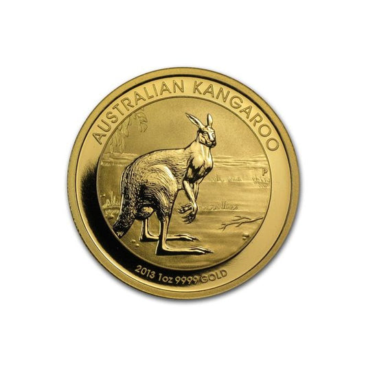 2013 1 oz Australia Kangaroo .9999 Gold Coin Captain’s Chest Bullion