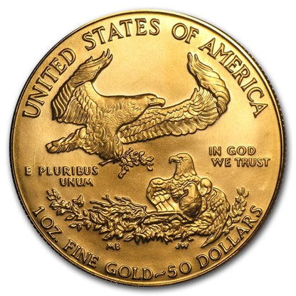 2015 1oz American Eagle .9167 Gold Coin Captain’s Chest Bullion