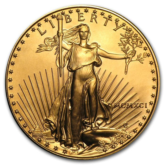 2015 1oz American Eagle .9167 Gold Coin Captain’s Chest Bullion