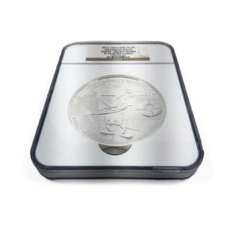 2015 Niue Disney Mickey Mouse Steamboat Willie 1 Kilo Silver Coin NGC PF 70