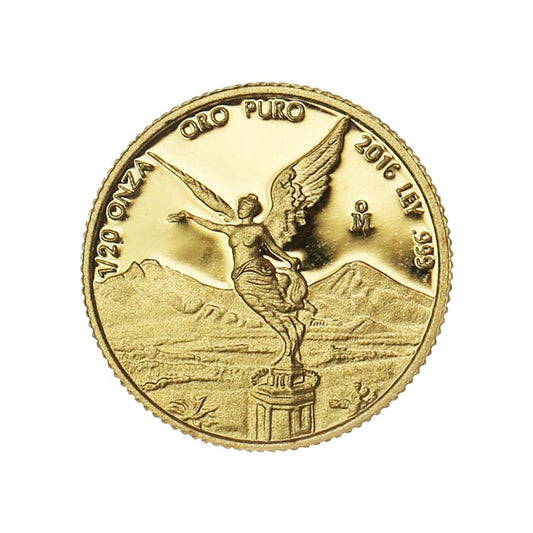 2016 1/20 oz Mexico Libertad .999 Gold Proof Coin Captain’s Chest Bullion