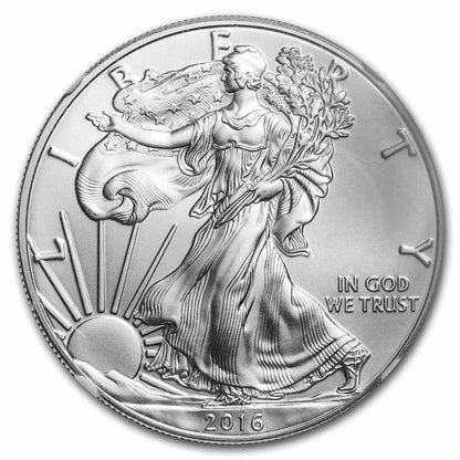 2016 American Silver Eagle MS 70 NGC Early Releases Captain’s Chest Bullion