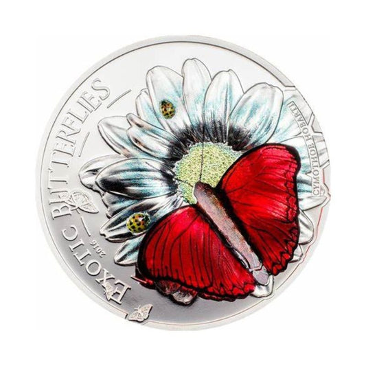 2016 Exotic Butterflies in 3D CIT Mint .999 Silver Coin