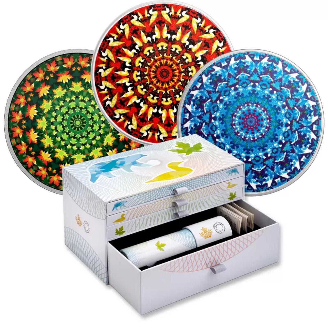 2016 3-COIN SET CANADIAN KALEIDOSCOPE SUBSCRIPTION BOX