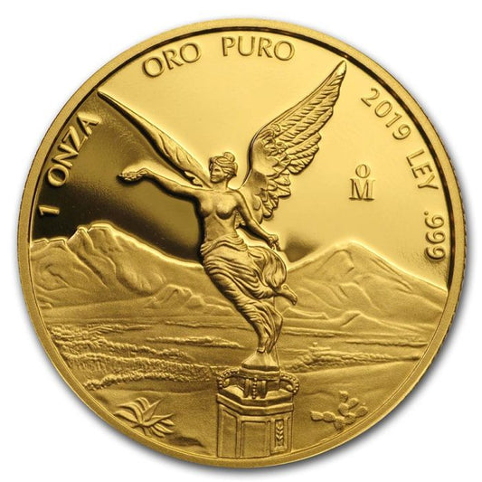 2019 1oz Mexico Libertad .999 Gold Proof Coin Captain’s Chest Bullion