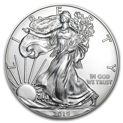 2019 Early Release Eagle ms70 American Silver Coin .999 Captain’s Chest Bullion
