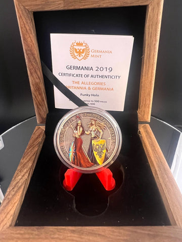 2019 Germania The Allegories Britannia & Germania- Funky Holo