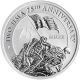 2020 75th Ann of Iwo Jima 1oz .999 Silver Coin - Captain’s Chest Bullion
