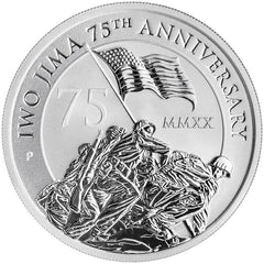 2020 75th Ann of Iwo Jima 1oz .999 Silver Coin