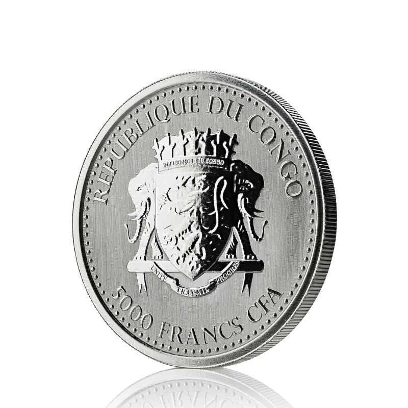 2020 Congo Silverback Gorilla – 1 Troy Ounce .999 Fine Silver