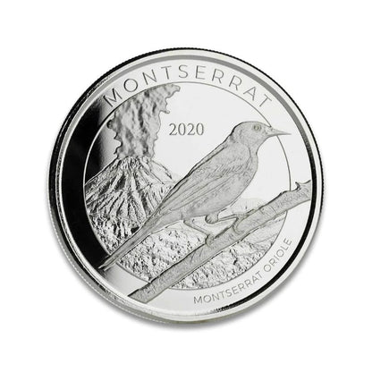 2020 EC8 Montserrat Oriole – 1 Troy Ounce .999 Fine Silver