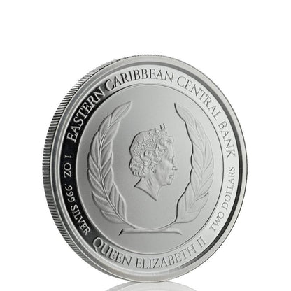 2020 EC8 Montserrat Oriole – 1 Troy Ounce .999 Fine Silver