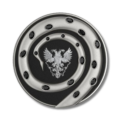 2020 Germania 2 x 5 Mark Fafnir Set – Silver Gloss and Silver Matt – Two 1 oz Silver Coins with contrasting finishes.