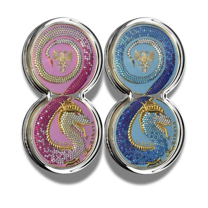 2020 Germania Fafnir Set Fafnir Gradient Crystals – 2 x 1 oz Silver Coins with gradient crystal effects.