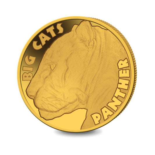 2020 Sierra Leone Big Cats Panther 0.5g Gold Proof Coin