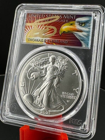 2021 American Silver Eagle Type 2 First Strike PCGS MS-70