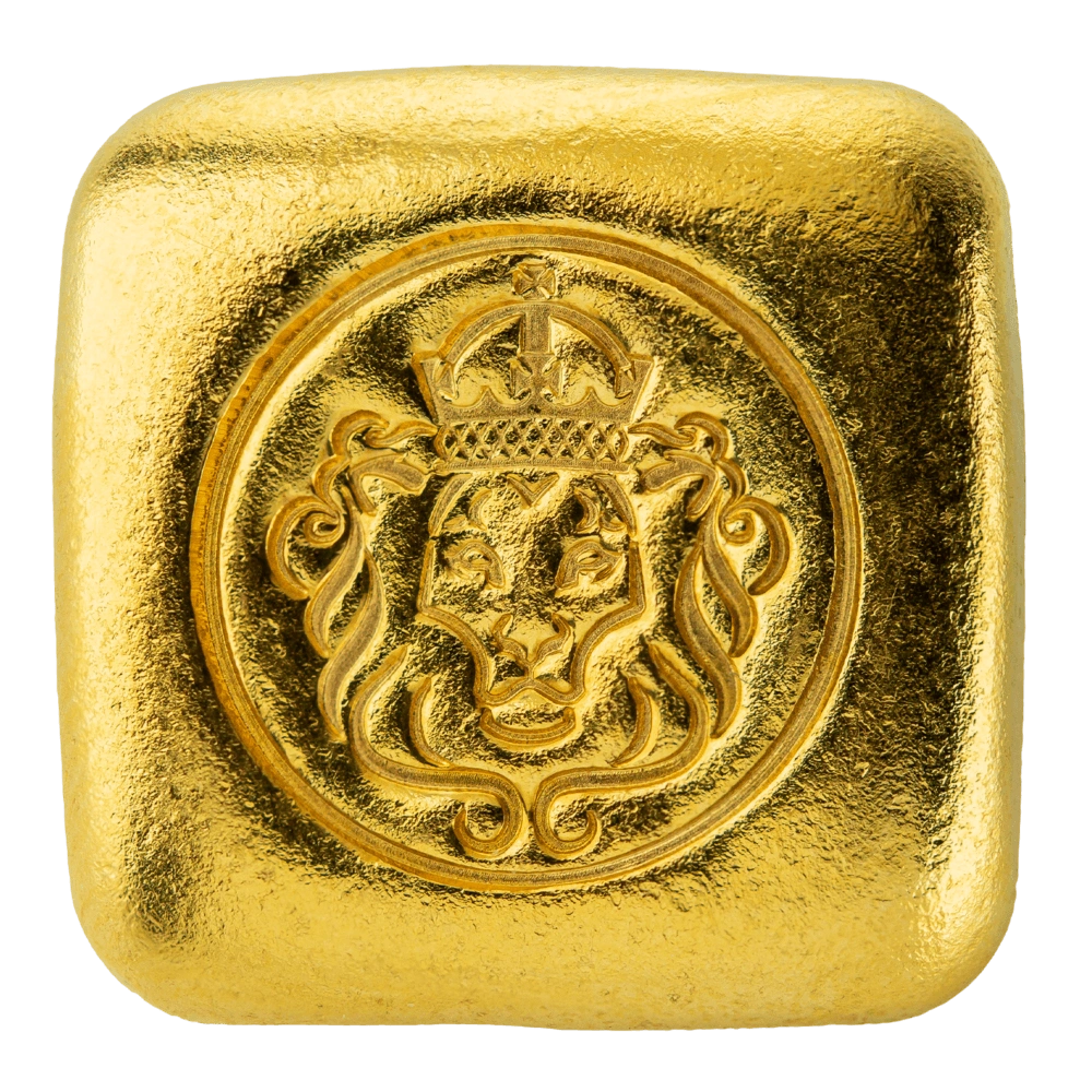 Scottsdale Gold Lion 1 oz Cast Bar .9999 Pure Gold