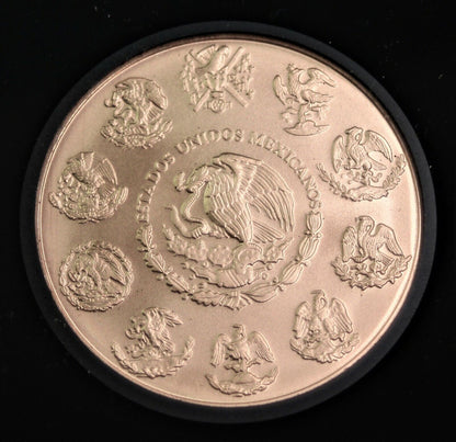 2021 Mexico NARCOS 1 oz Libertad. Variant 001-Rosegold gild Captain’s Chest Bullion