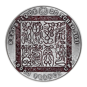 2021 Tchad The Three Kingdom Series – Lu Bu 2 oz Silver Coin - Captain’s Chest Bullion