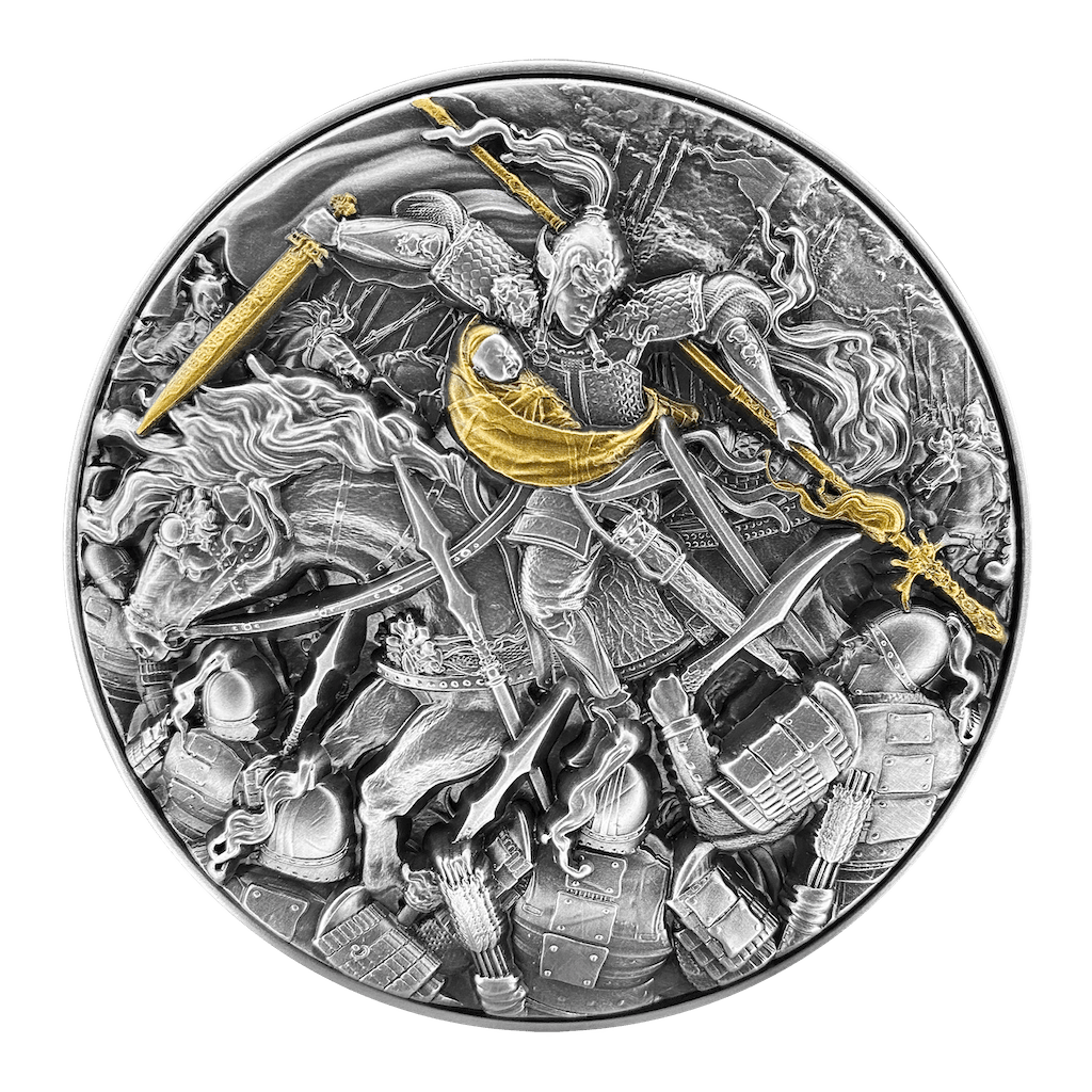 2021 Tchad The Three Kingdom Series – Zhao Yun 2 oz Silver Coin - Captain’s Chest Bullion