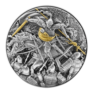 2021 Tchad The Three Kingdom Series – Zhao Yun 2 oz Silver Coin - Captain’s Chest Bullion
