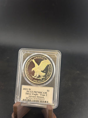 2021 W ASE PR70DCAM Type 2 Advance Release - Captain’s Chest Bullion