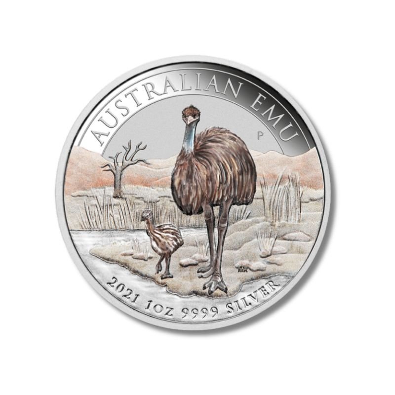 2021 Australia Emu Melbourne ANDA Show 1oz Silver Coin NGC MS 70