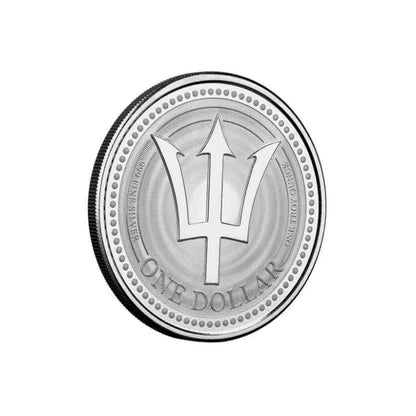 2021 Barbados Trident – 1 Troy Ounce .999 Fine Silver