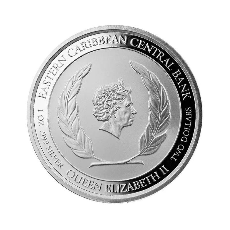 2021 EC8 Dominica 1 oz Silver Coin – .999 Fine Silver
