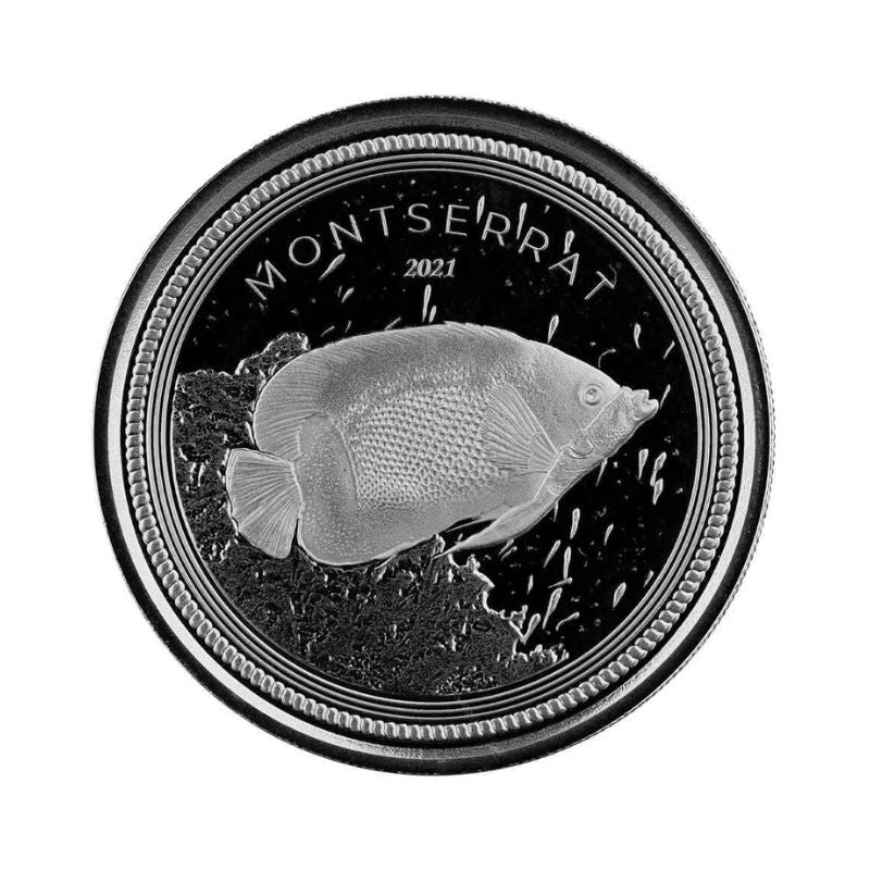 2021 EC8 Montserrat – 1 Troy Ounce .999 Fine Silver