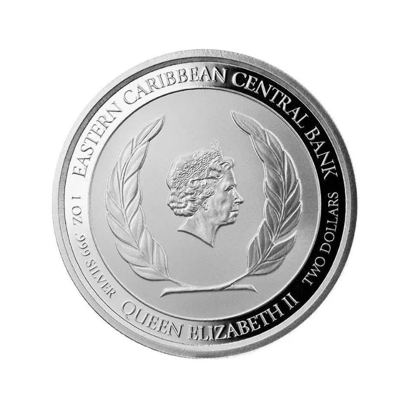 2021 EC8 Montserrat – 1 Troy Ounce .999 Fine Silver