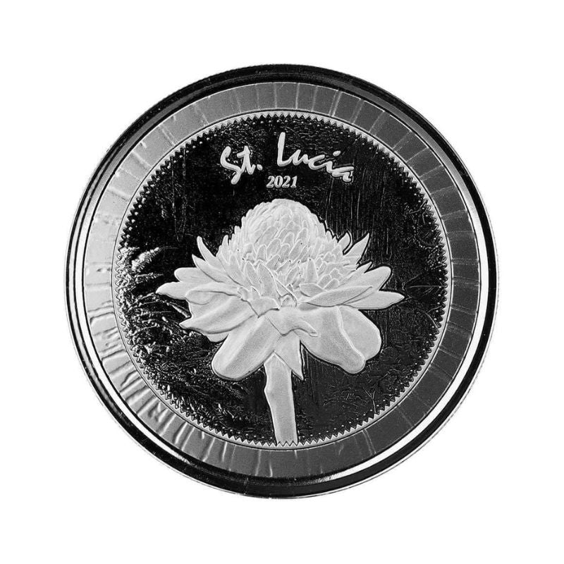 2021 EC8 St. Lucia – 1 Troy Ounce .999 Fine Silver