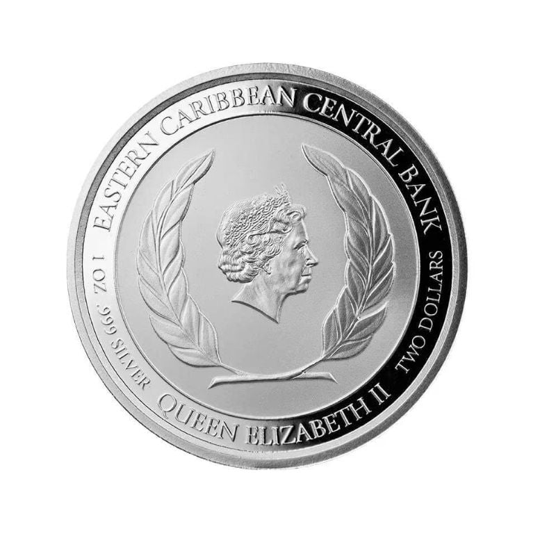 2021 EC8 St. Vincent – 1 Troy Ounce .999 Fine Silver