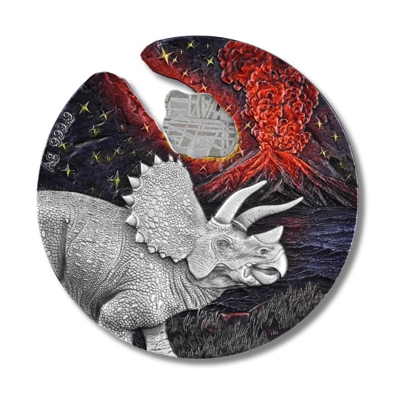 2021 Niue Impact Moments Meteorite 2 oz Silver High Relief Coin