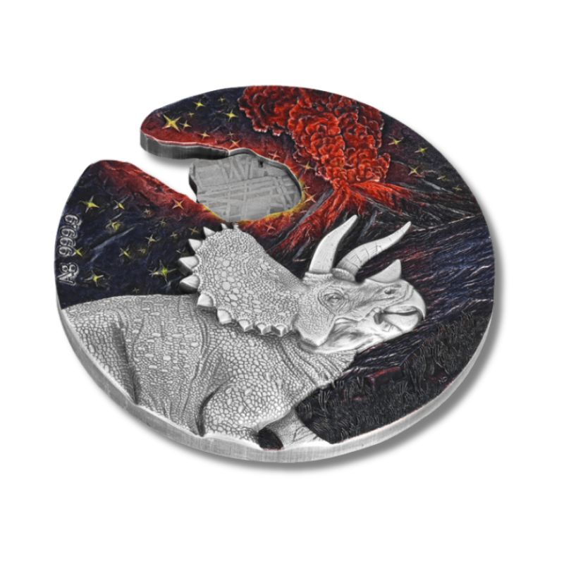 2021 Niue Impact Moments Meteorite 2 oz Silver High Relief Coin