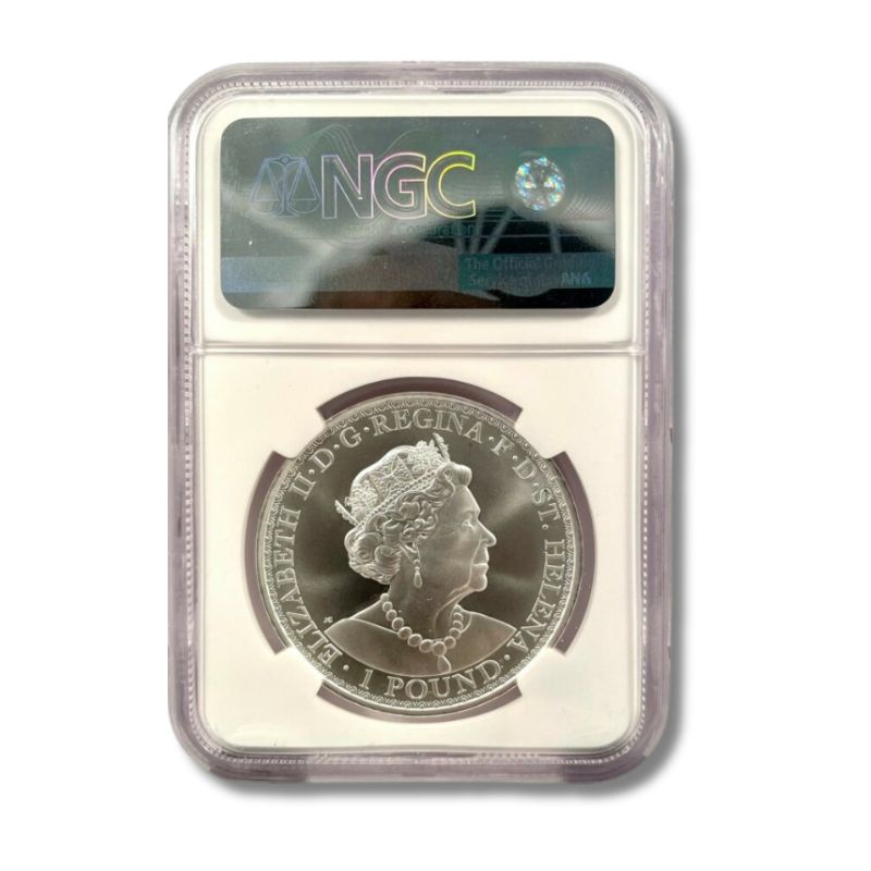 2021 St. Helena Una & The Lion 1 oz Silver Coin NGC MS 69