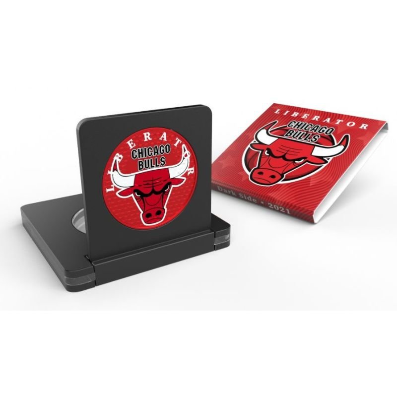 2021 The Dark Side Bulls Liberator Superhero 1 oz Silver Coin - Chicago Bulls Design