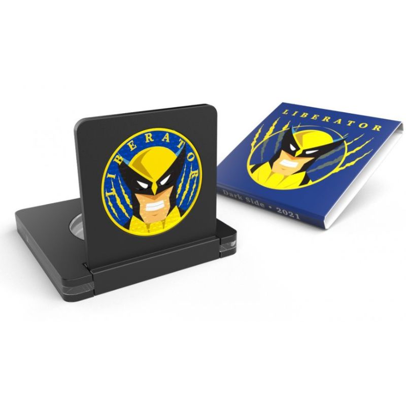 2021 The Dark Side Wolverine Liberator Superhero 1 oz Silver Coin - Wolverine Design