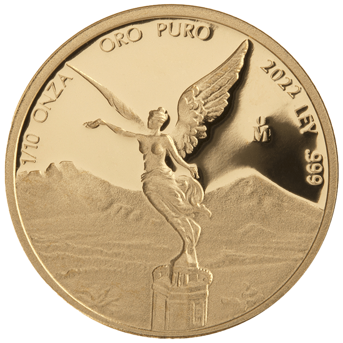 2022 1/10oz Mexico Libertad .999 Gold Proof Coin Captain’s Chest Bullion